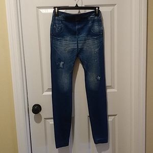 Jean Design Leggings